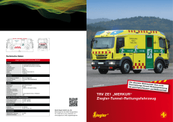 Ziegler-Tunnel-Rettungsfahrzeug