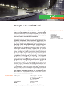 Kö-Bogen TP 20 Tunnel Nord-Süd