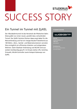 Ein Tunnel im Tunnel mit ZyXEL