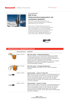 Datenblatt herunterladen - Honeywell Safety Products