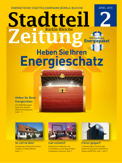 Heben Sie Ihren Energieschatz So viel ist drin! Clever gespart! Gut