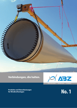 ABZ GmbH - Produkte und Dienstleistungen für Windkraftanlagen