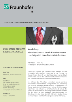 INDUSTRIAL SERVICES EXCELLENCE CIRCLE