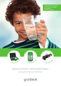 Eigentum bewahren, Lebensqualit&auml;t steigern: