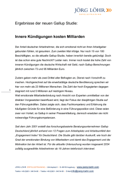 Innere K&uuml;ndigungen kosten Milliarden