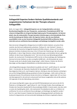 Pressemitteilung zum - Deutsche Gesellschaft für
