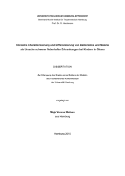 Dokument 1 - E-Dissertationen der Universit&auml;t Hamburg