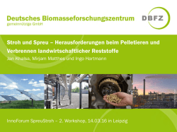 Stroh und Spreu – Herausforderungen beim Pelletieren und