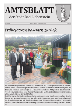 amtsblatt - Bad Liebenstein