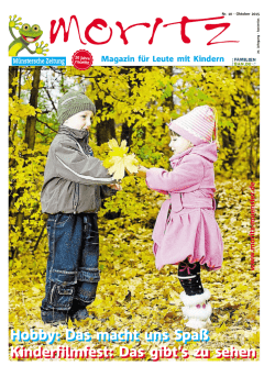 Hobby: Das macht uns Spa&szlig; Kinderfilmfest: Das gibt`s zu sehen