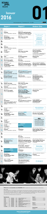 Spielplan Januar 2016