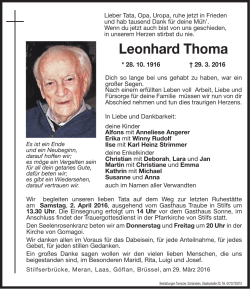 Leonhard Thoma