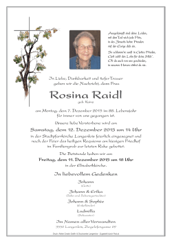 Rosina Raidl
