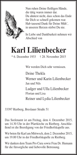 Karl Lilienbecker