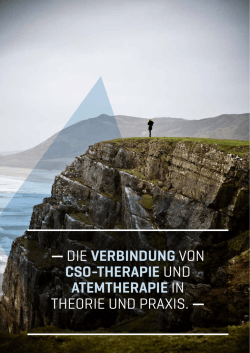 Die Verbindung von CSO-Therapie unD aTemTherapie in Theorie