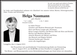 Helga Naumann - Zur&uuml;ck zu mittelhessen