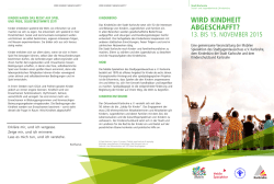 wird kindheit abgeschafft?