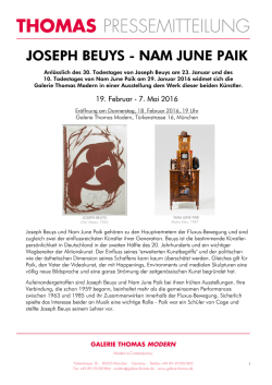 joseph beuys joseph beuys - nam june paik nam