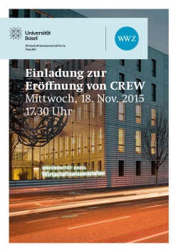 CREW - Universität Basel