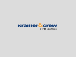 Vorstellung Kramer & Crew + Service
