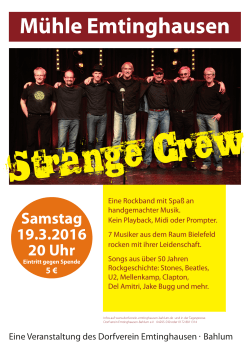 Plakat Strange Crew.indd