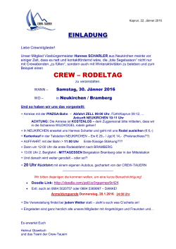 crew – rodeltag - Crew