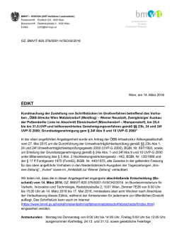 Edikt vom 14. M&auml;rz 2016 (pdf 254 KB)