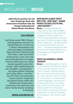 im club mit &hellip; bosse