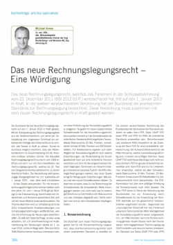 Das neue Rechnungslegungsrecht - pbk Treuhand und Controlling AG