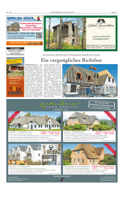Ein vergn&uuml;gliches Richtfest