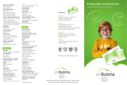 Einkaufen amKumma