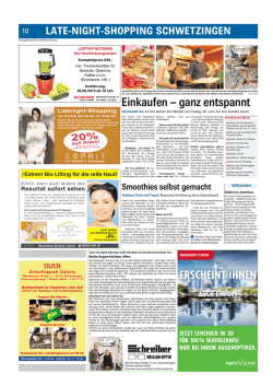 Einkaufen &ndash; ganz entspannt