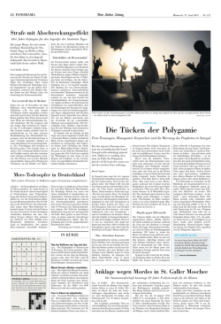 Die T&uuml;cken der Polygamie