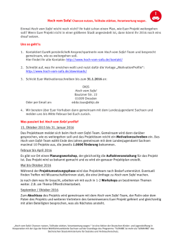 Infoblatt Profile Jugendliche