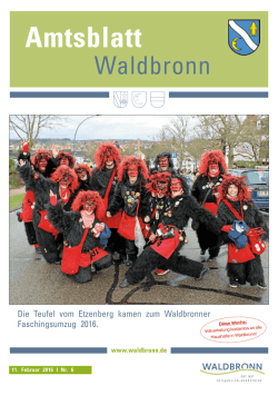 Die Teufel vom Etzenberg kamen zum Waldbronner