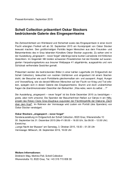 Schell Collection präsentiert Oskar Stockers bedrückende Galerie