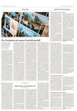 Ein Zwergstaat mit neuem Gesch&auml;ftsmodell