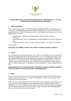 Die Wahlpr&uuml;fsteine mit den Fragen des LJV an die Fraktionen