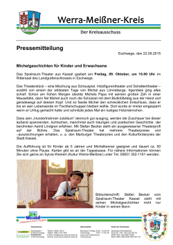 Pressemitteilung - Kreisverwaltung des Werra-Meißner