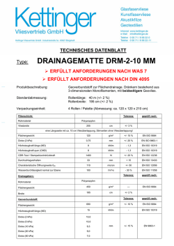 DRAINAGEMATTE DRM-2