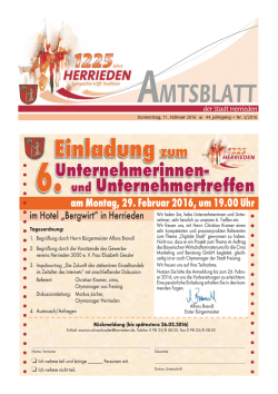 amtsblatt - der Stadt Herrieden