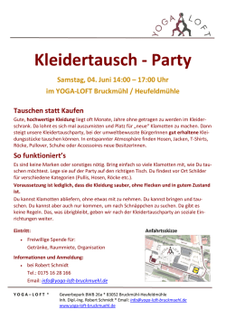 Kleidertausch - Party