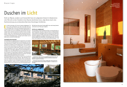 Duschen im Licht - architekt holger pfaus