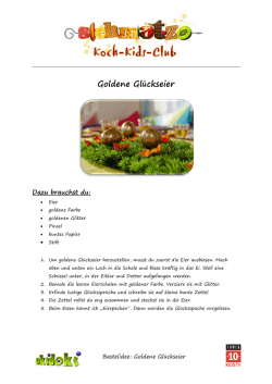 Goldene Gl&uuml;ckseier