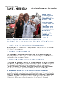 Interview mit Juliette Schoppmann ()