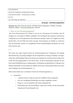 Konzept - Universität Wien