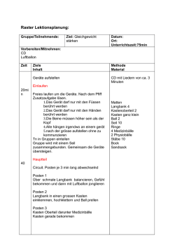 Gleichgewicht st&auml;rken