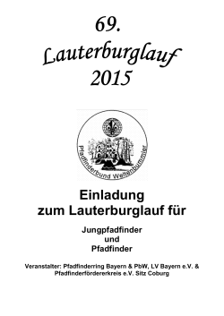Ausschreibung - Lauterburglauf