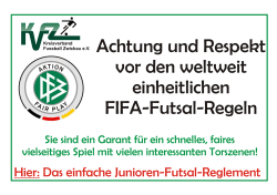 einfachen Junioren-FIFA-FUTSAL
