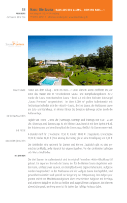 Arnsberg - Freizeitbad Nass - Der
